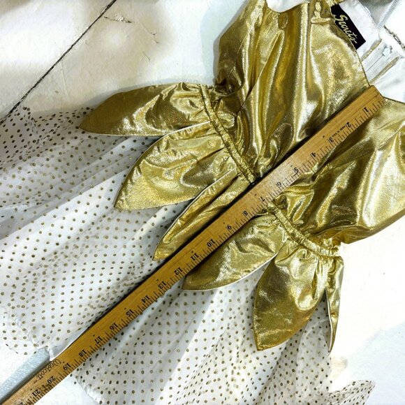 Golden Tinker Bell Fairy Dress Secrets Nunley Collection Child NWT NOS - Picture 14 of 15